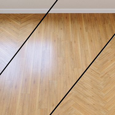 Oak Brown Laminate Flooring 3D model image 1 