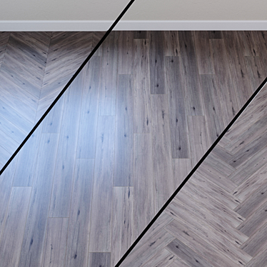 Wild Oak Gray Laminate Flooring 3D model image 1 