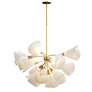 Modern Mobius Pendant Lighting 3D model image 1 