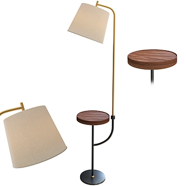 Leeward Elegant Floor Lamp 3D model image 1 