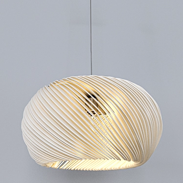 Nordic Minimalist Pendant Light 3D model image 1 