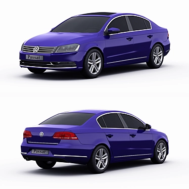 Volkswagen Passat 2011: Detailed Model 3D model image 1 