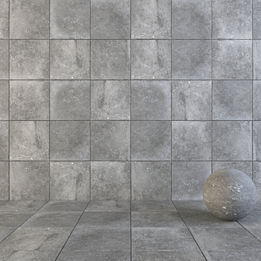 Flaviker Nordik Stone Gray: Versatile Floor Design 3D model image 1 