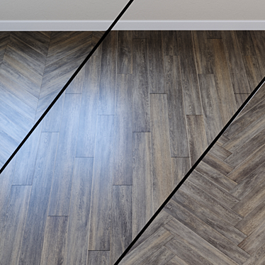 Smoke Gray Oak Laminate 3D model image 1 