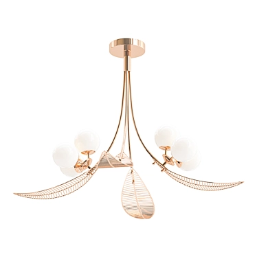 Modernistic LAUB Design Lamps 3D model image 1 