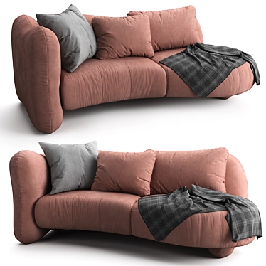 Brühl Bongo Bay Lounge: Stylish and Comfortable 3D model image 1 