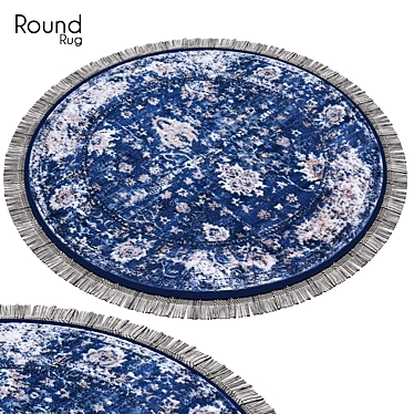 Round Rug 20" - Stylish and Versatile 3D model image 1 