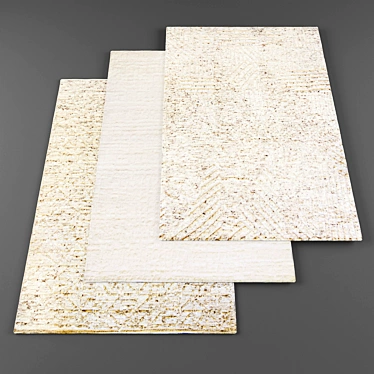 Modern Rugs Set - High-Resolution Textures 3D model image 1 