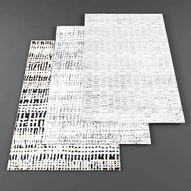Contemporary Rug Collection: High Resolution, 5 Pieces 3D model image 1 