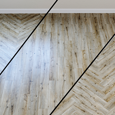 Willow Gray Oak Laminate 3D model image 1 