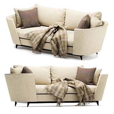 Title: Lexington Kahn Sofa: Contemporary Elegance for Your Living Space 3D model image 1 