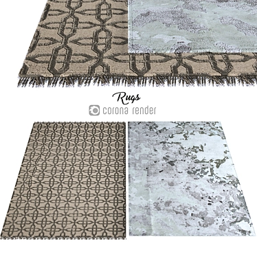 Luxury Plush Carpets - 280 336 Polys 3D model image 1 