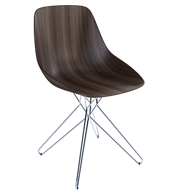 Elegant Harmony Chair - Poliform 3D model image 1 