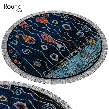 Versatile Round Rug 22 3D model image 1 