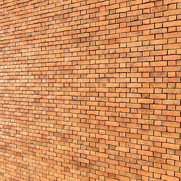Seamless Brick Wall PBR Kit 3D model image 1 