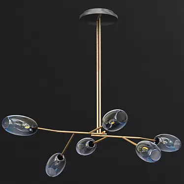 Modern Pendant Lamp with LED - DIANTHA 3D model image 1 