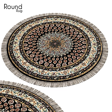 Elegant Round Rug 38 3D model image 1 