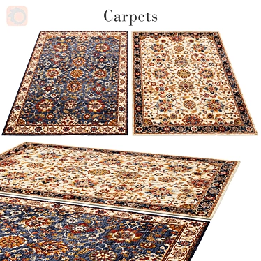 Luxury Poly Rug: 3,888 Designs 3D model image 1 