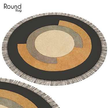 Affordable Round Rug 41 3D model image 1 