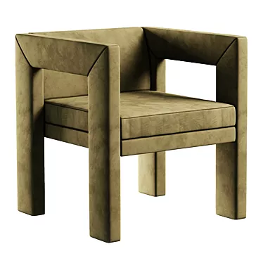 Elevate Your Comfort: Angle II Armchair 3D model image 1 