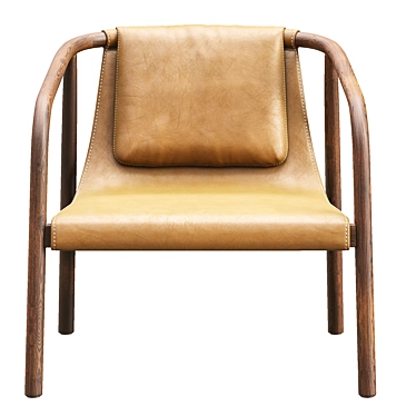 Bernhardt Oslo Lounge Chair: Stylish and Comfortable 3D model image 1 