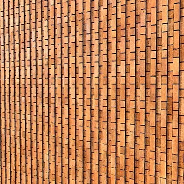 Seamless PBR Lattice Brick Material 3D model image 1 