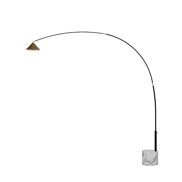 Harmony's Glow Floor Lamp 3D model image 1 