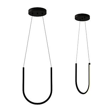 Elegant U1 Pendant Light 3D model image 1 