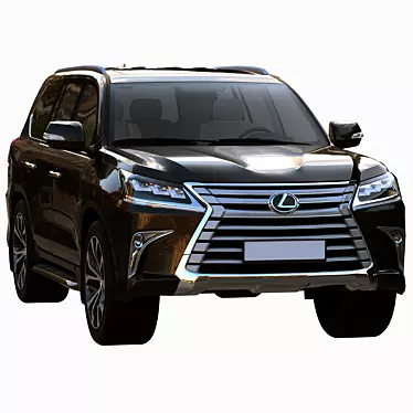 Luxurious Lexus LX: Powerful, Stylish, and Versatile 3D model image 1 