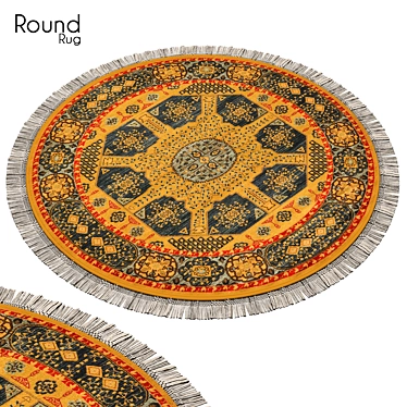 Cozy Circle 48" Rug 3D model image 1 