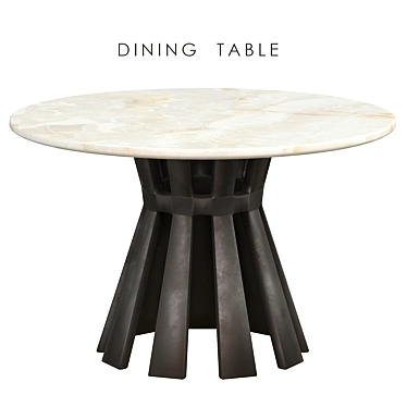 Modern Mitos Dining Table 3D model image 1 