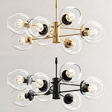 Lindsay Adelman Bubble Chandelier 3D model image 1 