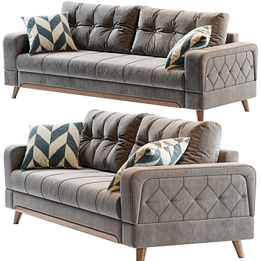 Modern Monty Sofa 156 3D model image 1 