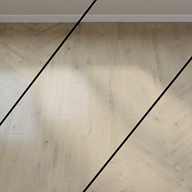 Stunning Ter Hurne Oak Flooring 3D model image 1 