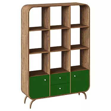 Scandinavian Rack "Ellipse 3D model image 1 