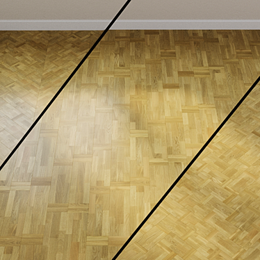 Ter Hurne Oak Parquet Board 3D model image 1 