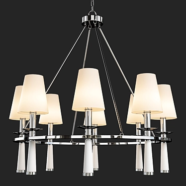 Modern Baxter Chandelier 3D model image 1 