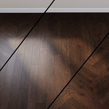 Flemish Heritage Oak Parquet Board 3D model image 1 