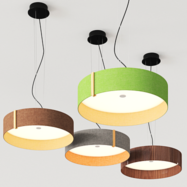 LARAfelt Pendant Lamp: Stylish German Design 3D model image 1 