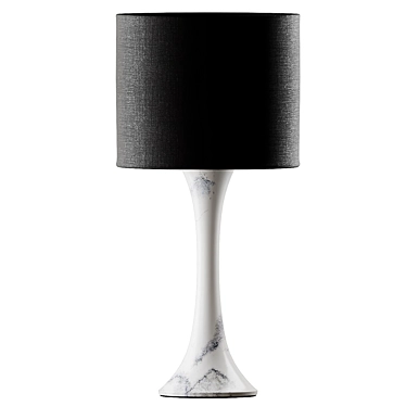 ADA Brass Table Lamp: Sleek & Stylish 3D model image 1 