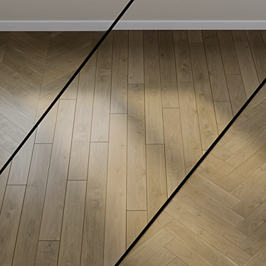 Heaven Oak Parquet: Beige Brown 3D model image 1 