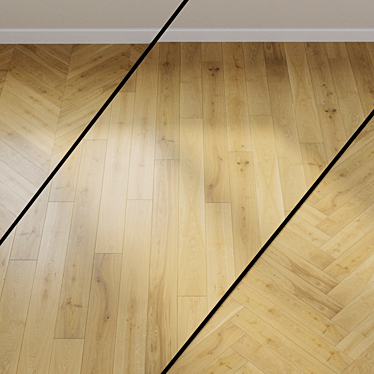 Grand Naturals Oak Soft Beige Parquet 3D model image 1 