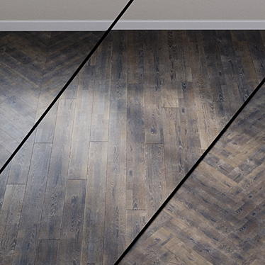 Ter Hurne Wild Oak Anthracite Parquet 3D model image 1 