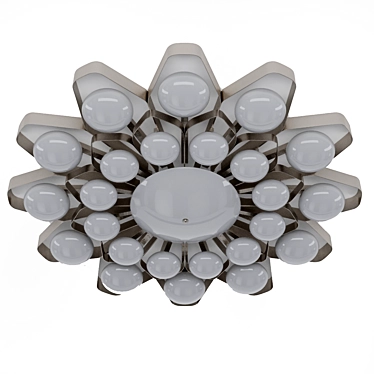 Elegant Teo Ceiling Lamp (95cm) 3D model image 1 