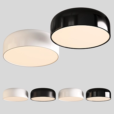 Sleek Ceiling Light: 48cm or 60cm, Multiple Colors | Aliexpress 3D model image 1 