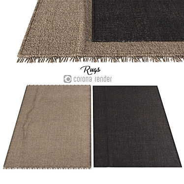 Luxury Floor Carpets 3D model image 1 