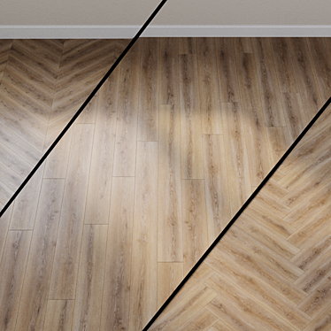 Elegant Wood Vinly Flooring 3D model image 1 