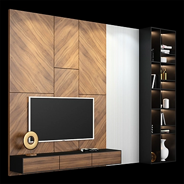 Sleek TV Stand for Modern Homes 3D model image 1 