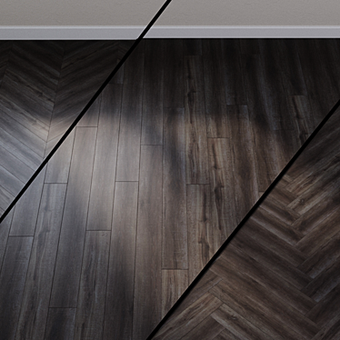 Dark Sicilian Oak Vinyl Flooring 3D model image 1 