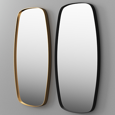 Sleek KEKKE Mirror by Piet Boon 3D model image 1 